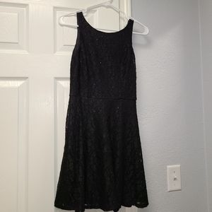 Sparkly black dress